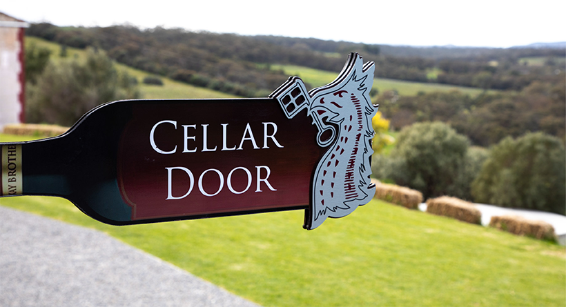 Kay Brothers cellar door sign